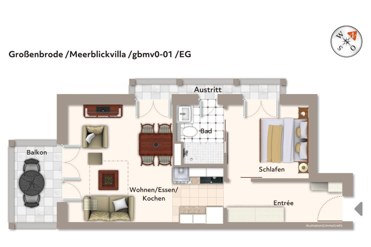 Apartmentanlage Meerblickvilla Apartmentanlage Meerblickvilla 0-01 Großenbrode Dış mekan fotoğraf